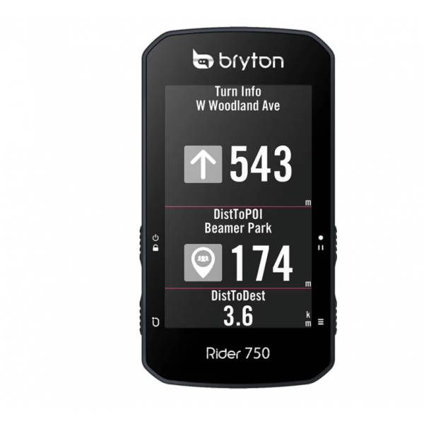 Ciclocomputer Bryton Rider 750 E nero